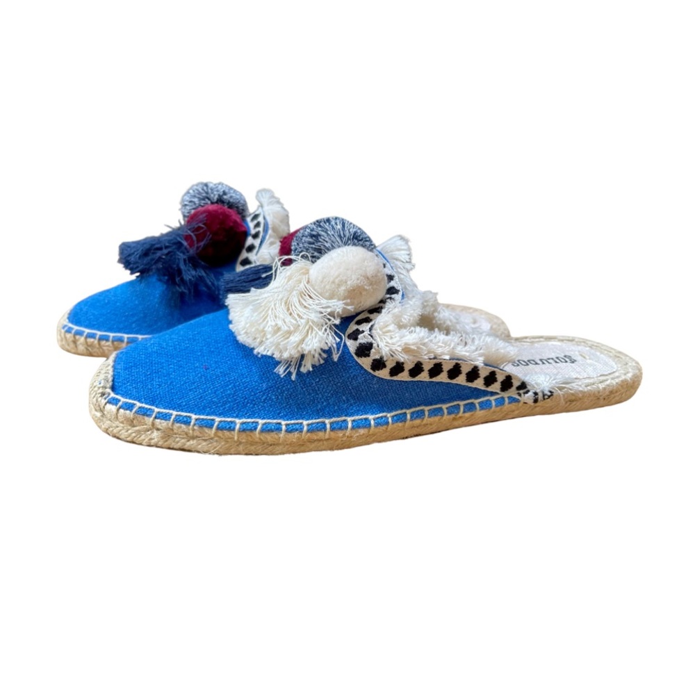 Soludos Canvas Rubber Mules Brad New size 8